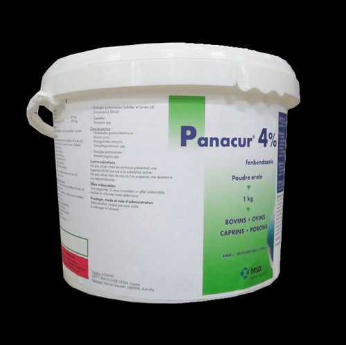 PANACUR 4%  seau/1 kg 	pdr or   (ordonnance obligatoire)